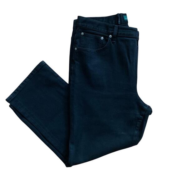 Ralph Lauren Classic Straight Leg Black Jeans Size 16 Tailored **Alterations** - Picture 1 of 13